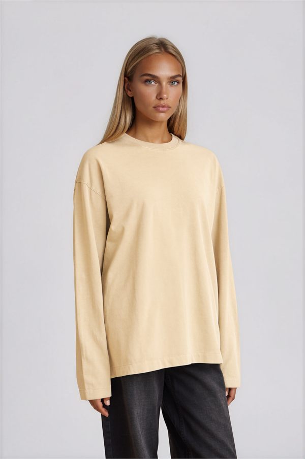 Garment Dyed Long Sleeve — Butter