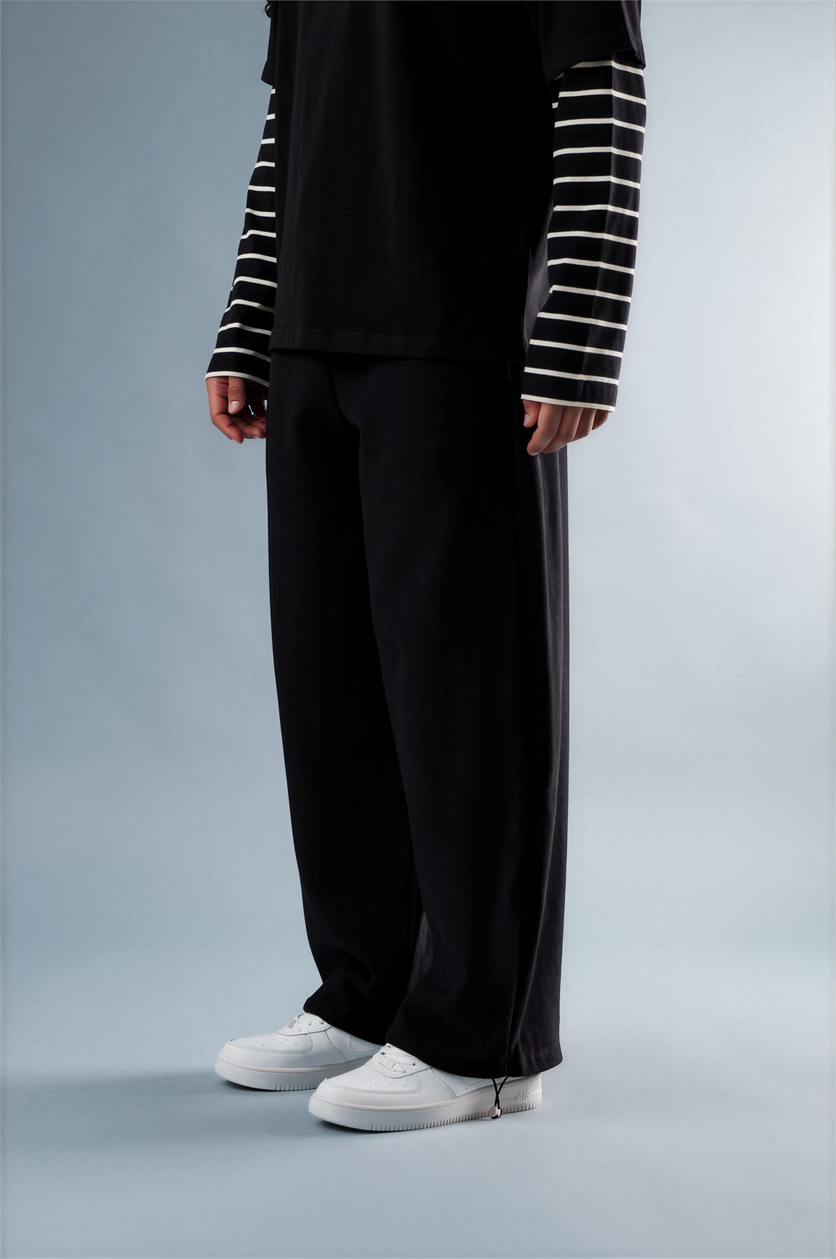 Wide Leg Pant — Jet Black (1)